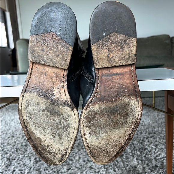 Ann Demeulemeester black and cognac leather riding boots size 6 (36.5) - Picture 16 of 16